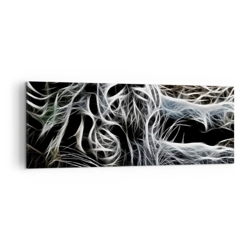 Quadro em tela - Um estudo da leveza do gato - 140x50 cm