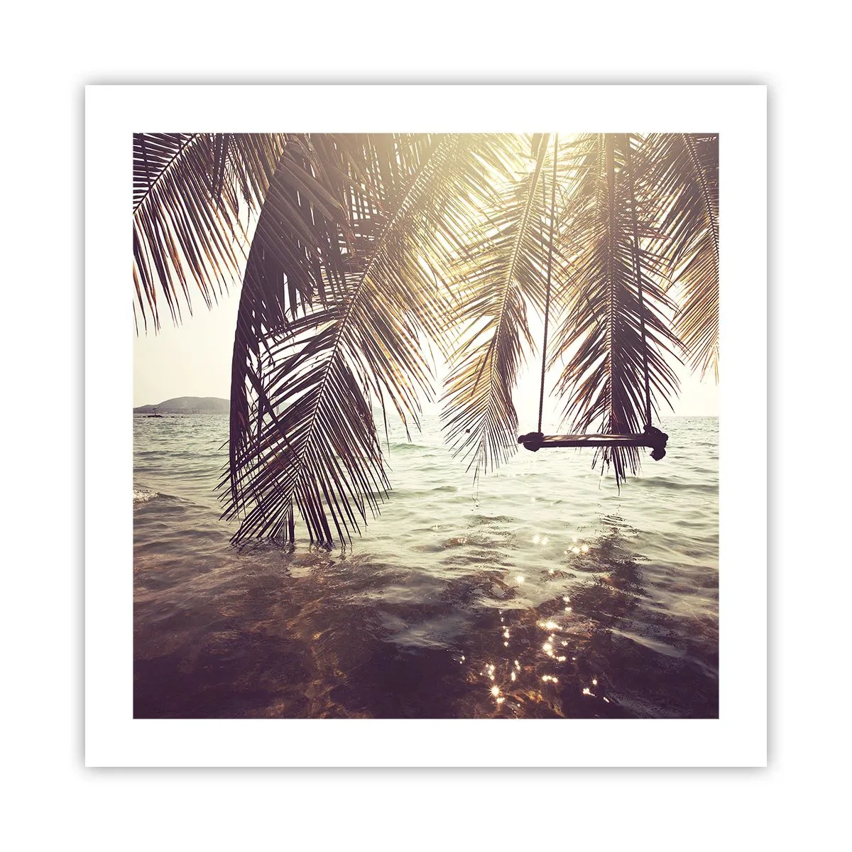 Pôster - Deixe-se levar pela imaginação - 50x50 cm