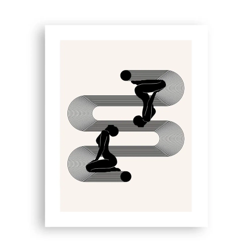 Pôster - Simetria sensual - 40x50 cm