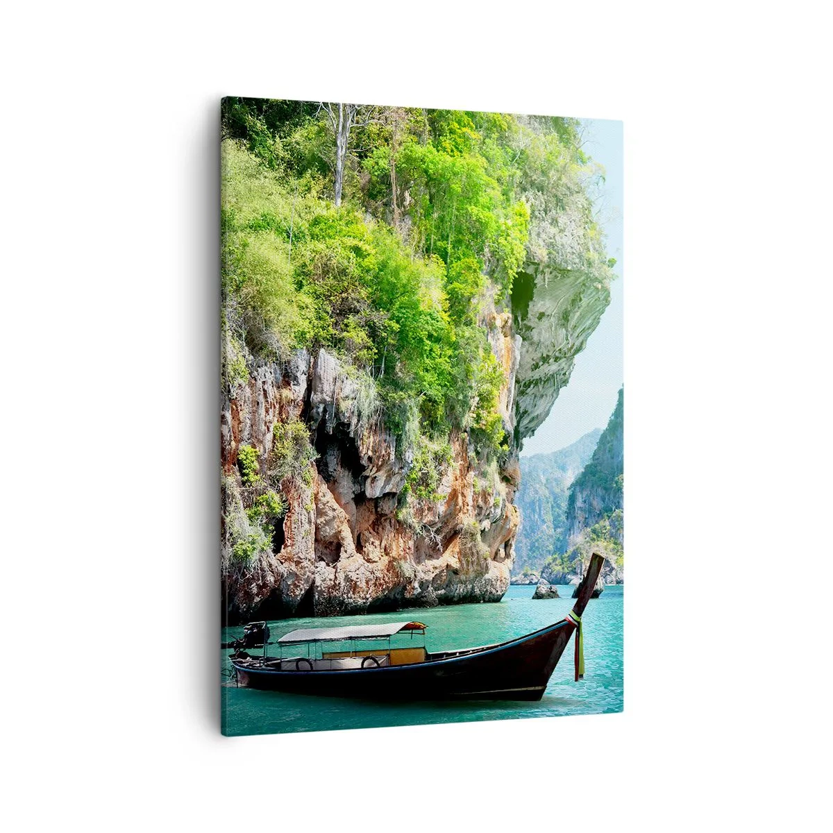 Quadro em tela - Um convite para uma viagem exótica - 50x70 cm