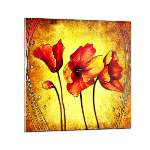 Quadro em vidro - Decoração da secessão  - 60x60 cm