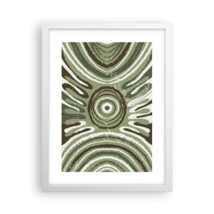 Pôster em moldura branca - Uma explosão de emoções - 30x40 cm