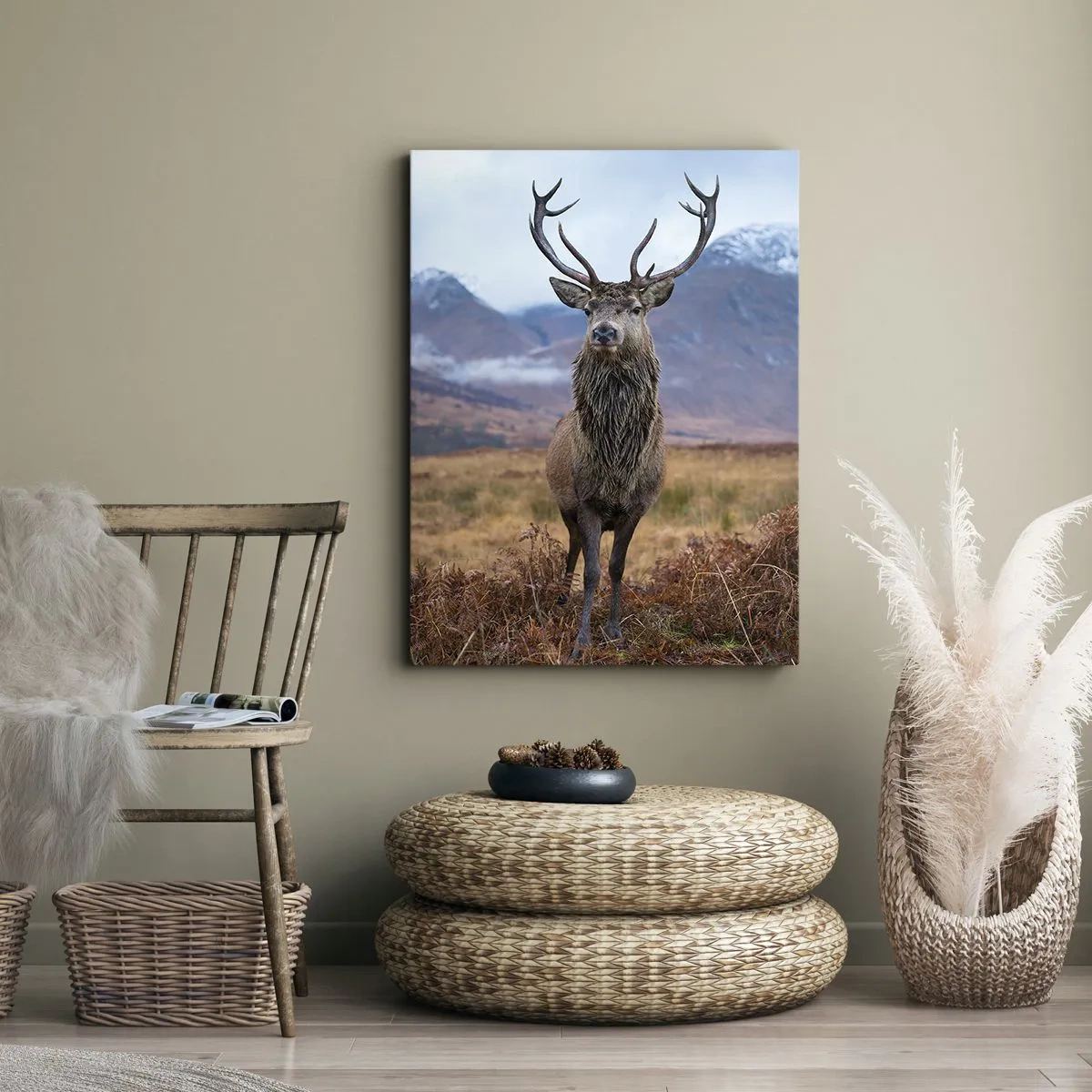 Quadro em tela - Na sua própria terra - 80x120 cm