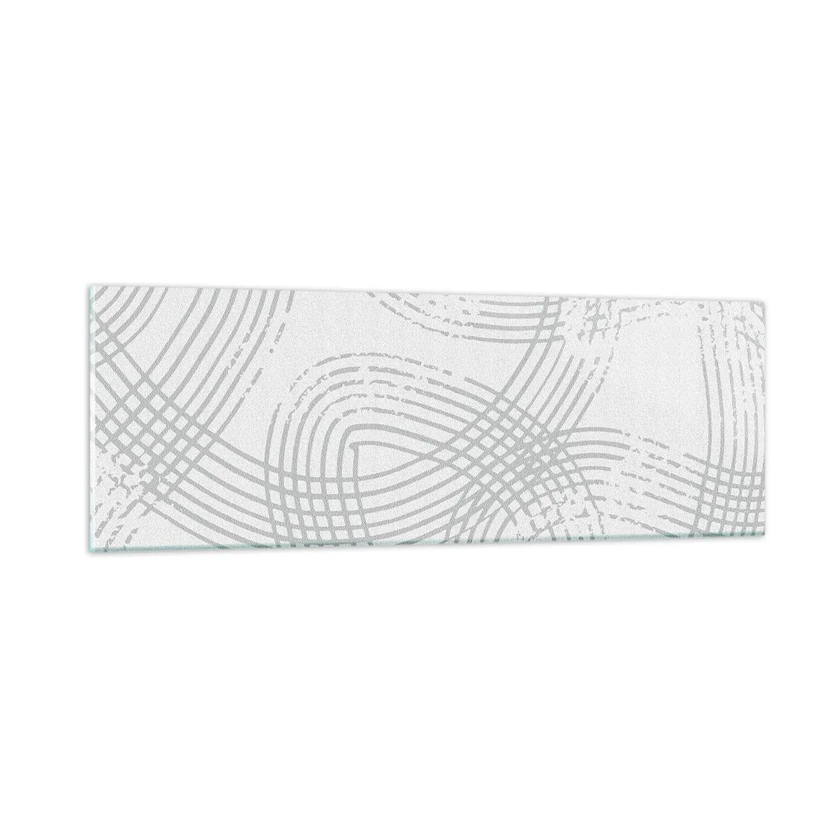 Quadro em vidro - Não existe caminho reto - 90x30 cm