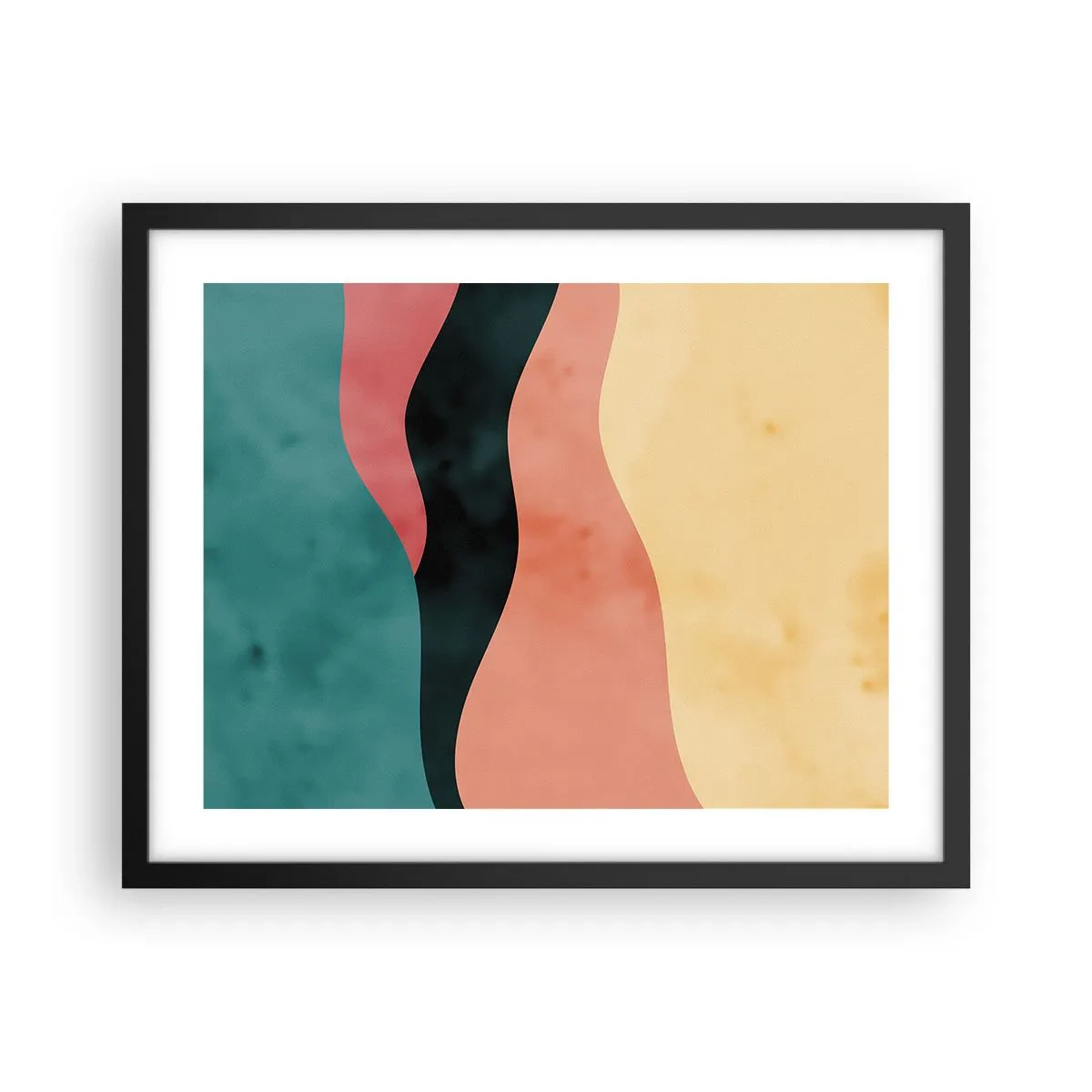 Pôster com moldura preta - Incompatibilidade compatível - 50x40 cm