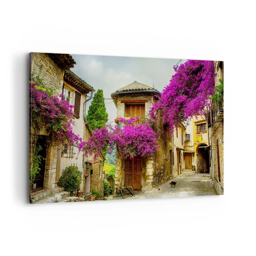 Quadro em tela - Sob um dossel de flores - 100x70 cm