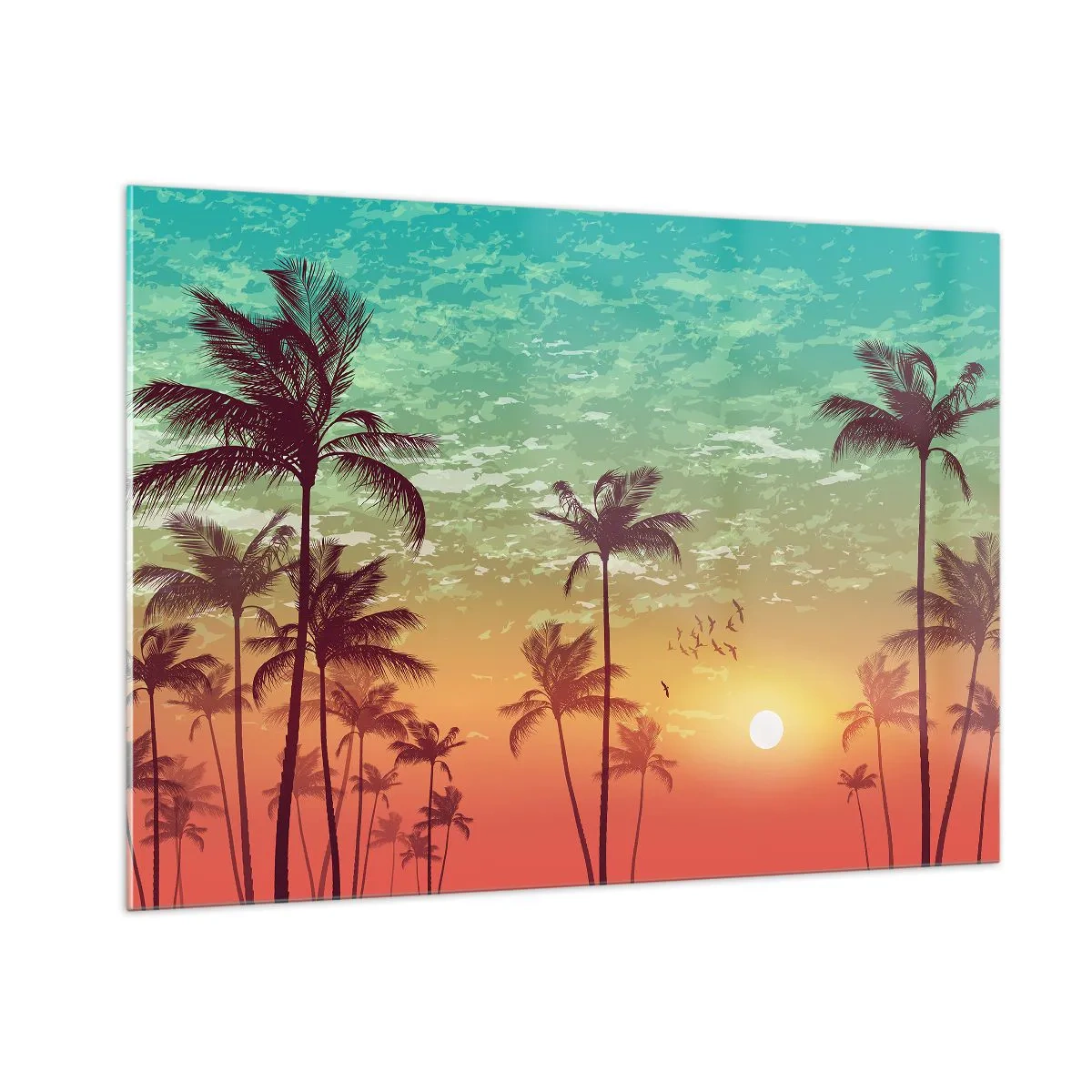 Quadro em vidro - Climas tropicais - 100x70 cm