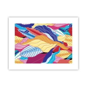 Pôster - Bagunça colorida - 40x30 cm