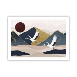 Pôster - E o dia acaba novamente - 70x50 cm