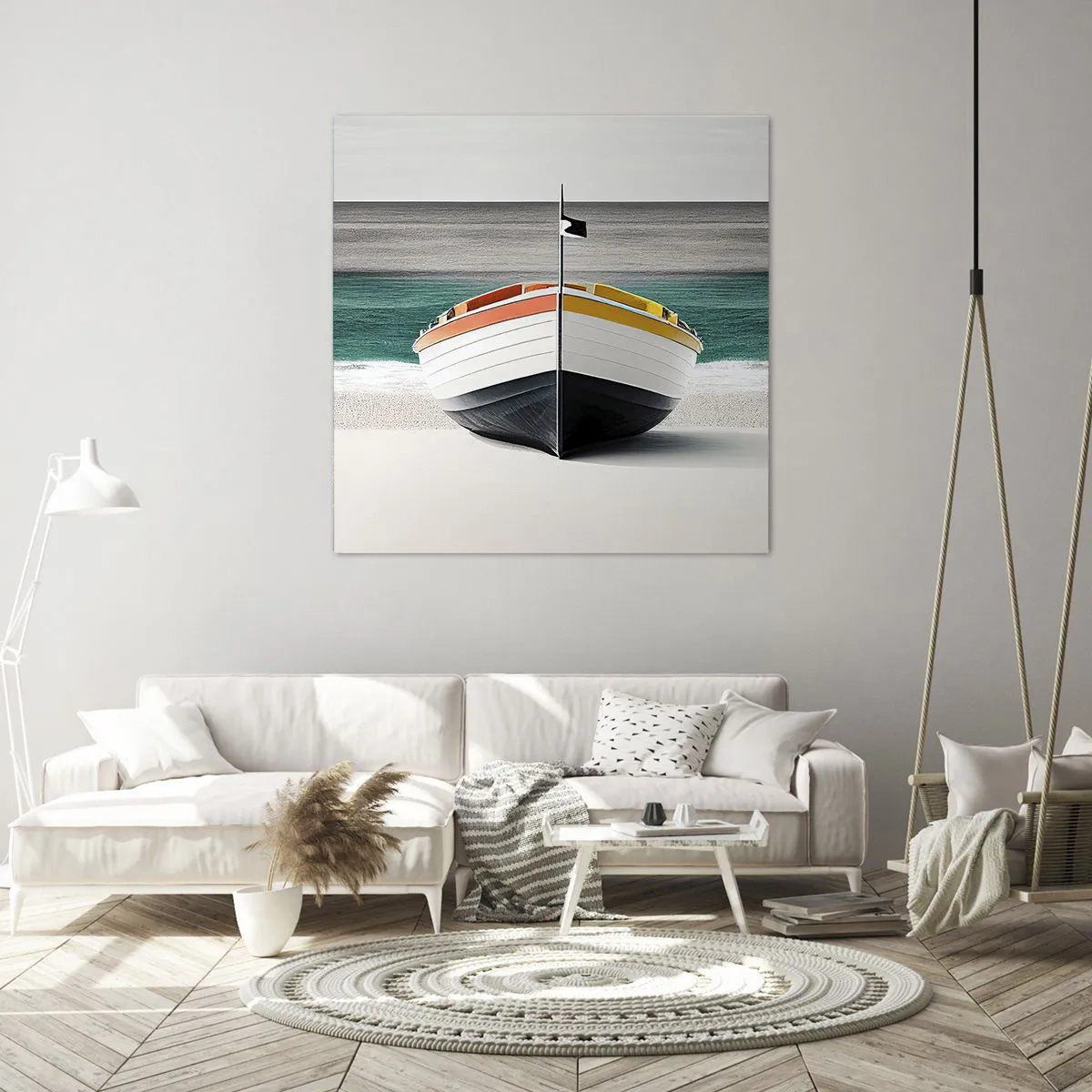 Quadro em tela - No seu lugar - 30x30 cm