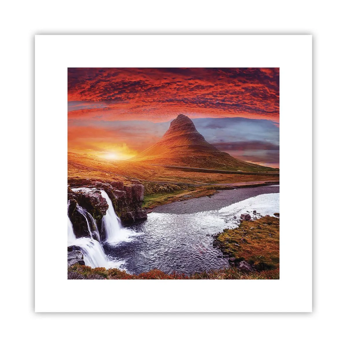 Pôster - A vista da Terra Média - 30x30 cm