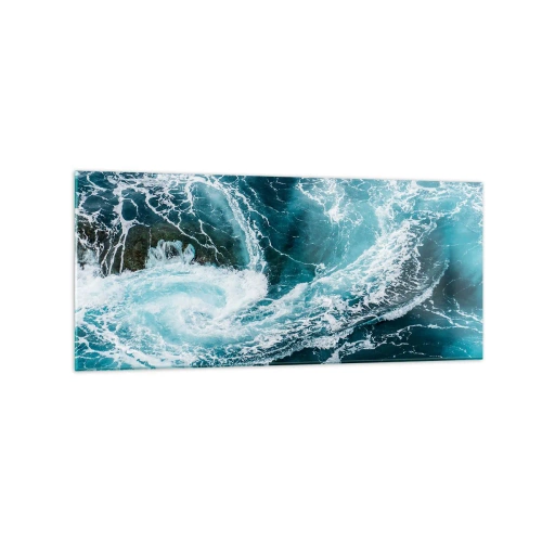 Quadro em vidro - Portões para o Interior da Terra - 120x50 cm