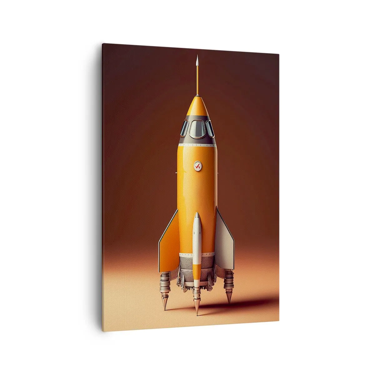 Quadro em tela - Tudo começa com um sonho - 70x100 cm