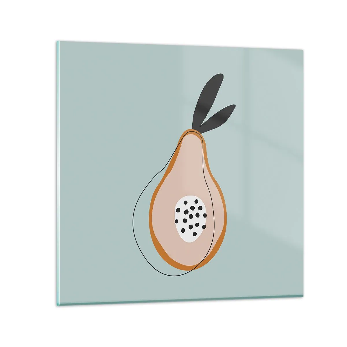 Quadro em vidro - Penetrar na natureza das coisas - 50x50 cm