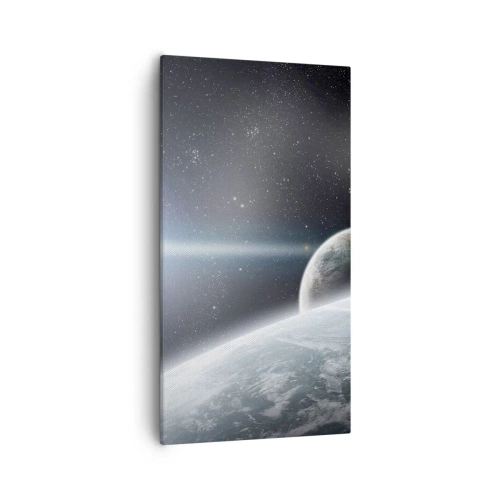 Quadro em tela - Música cósmica das esferas - 55x100 cm