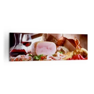 Quadro em tela - Um sonho culinário com uma jarra - 160x50 cm