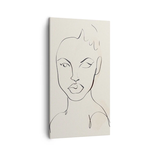 Quadro em tela - Esboço da sensualidade - 45x80 cm