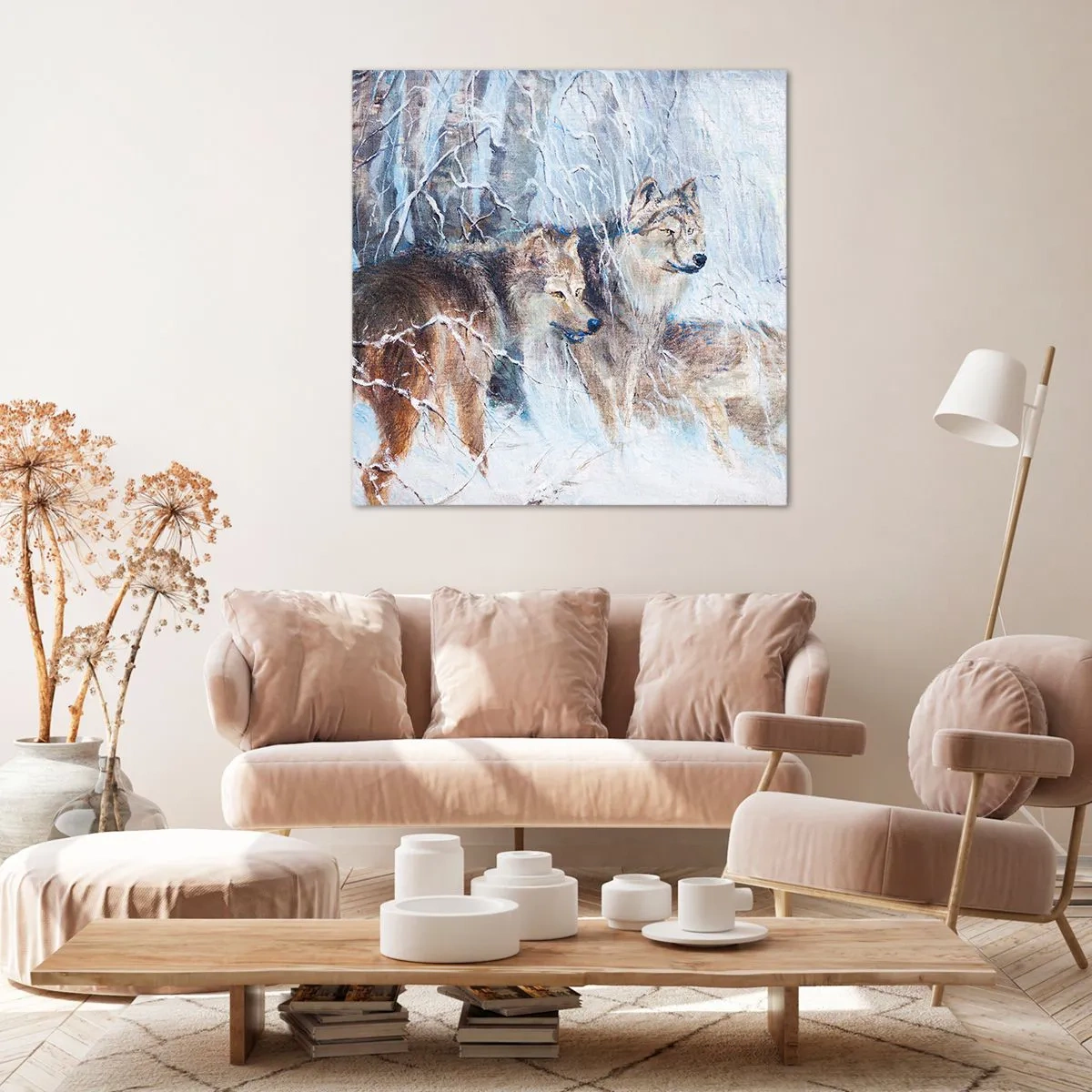 Quadro em tela - Atenção! Está a vir... - 50x50 cm