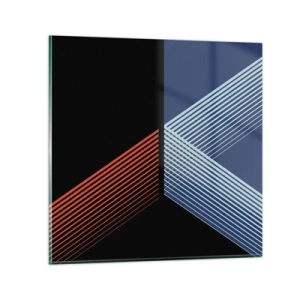 Quadro em vidro - Uma história simples - 40x40 cm