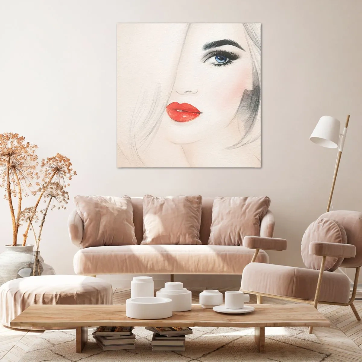 Quadro em tela - Hipnotiza e intoxica - 70x70 cm