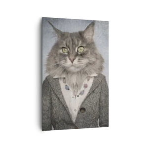 Quadro em tela - A pele animal está de volta à moda - 80x120 cm