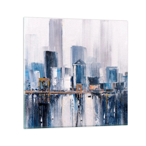 Quadro em vidro - Impressão de Nova York - 60x60 cm