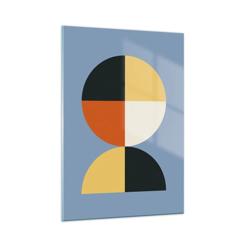 Quadro em vidro - Verja e conte - 50x70 cm