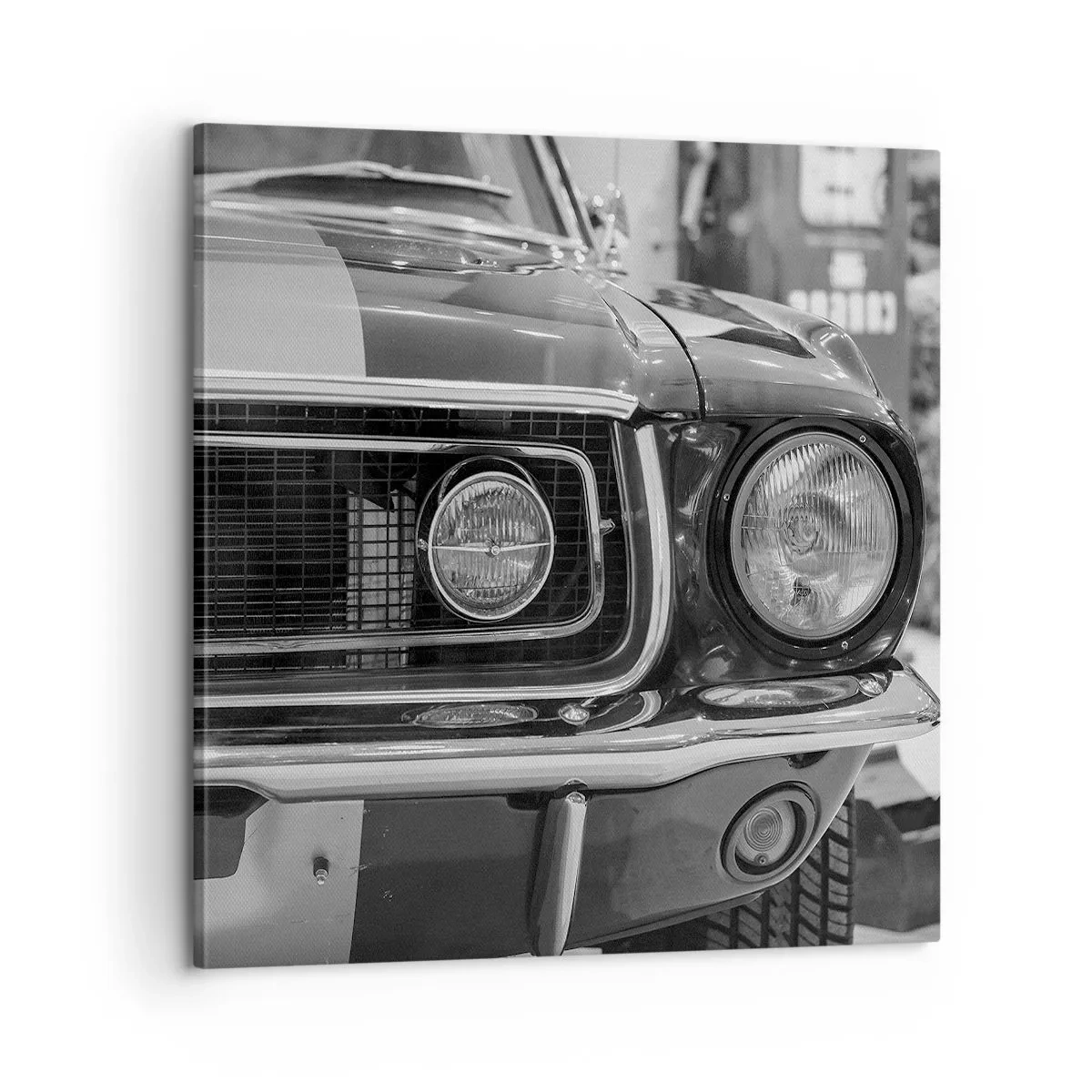 Quadro em tela - Condução perigosa - 60x60 cm