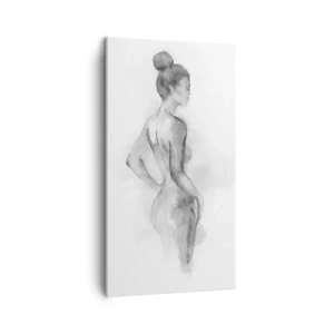 Quadro em tela - Linda como uma pintura - 45x80 cm