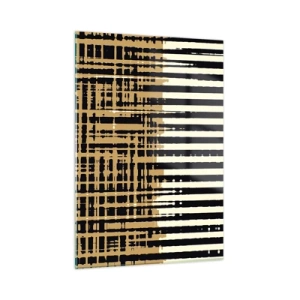 Quadro em vidro - Abstração arquitetónica - 50x70 cm