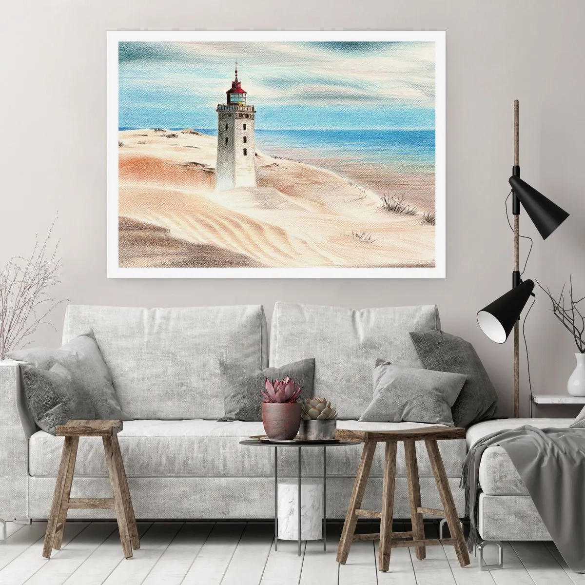 Pôster - Sempre a olhar para o mar - 100x70 cm