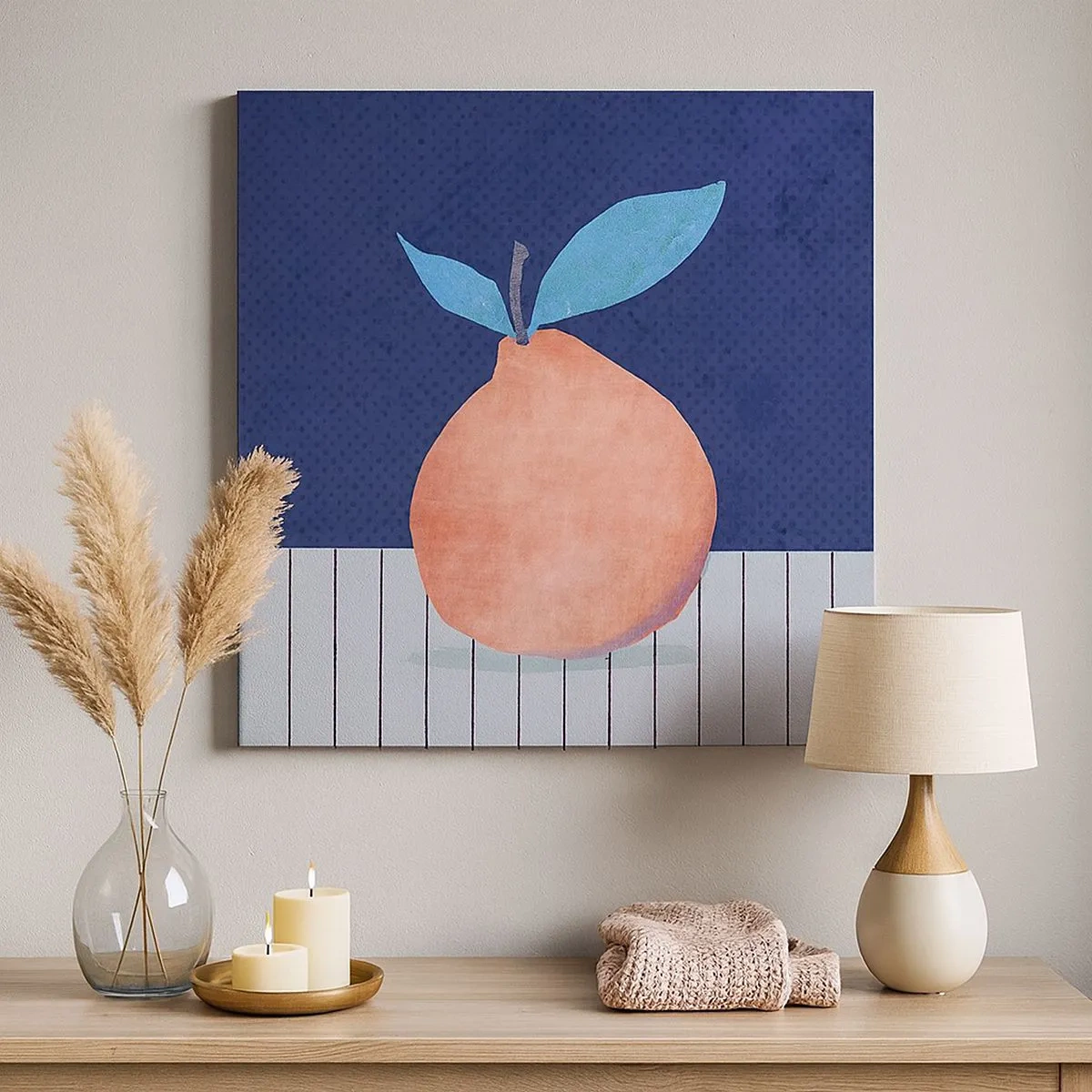 Quadro em tela - Convexidade e plano - 30x30 cm