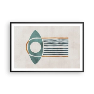 Pôster com moldura preta - Sinais e rituais - 91x61 cm