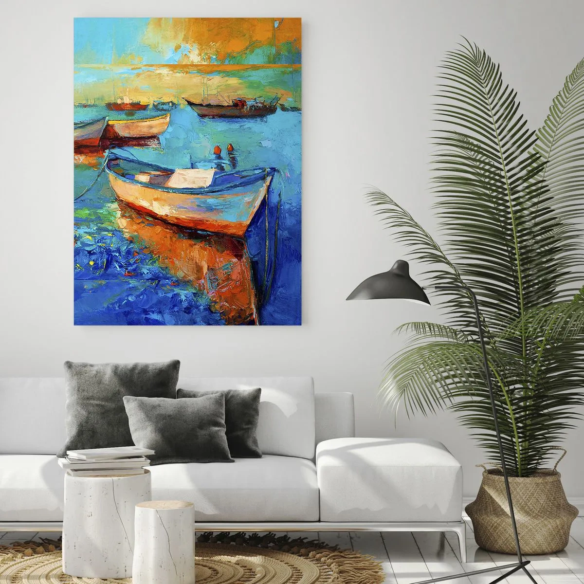 Quadro em vidro - Na baía do sul - 50x70 cm