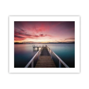 Pôster - A chama suave da noite - 50x40 cm