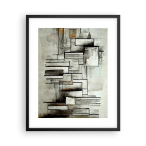 Pôster com moldura preta - O poder da simplicidade - 40x50 cm