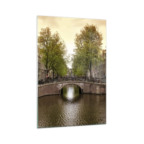 Quadro em vidro - De barco ou bicicleta? - 70x100 cm