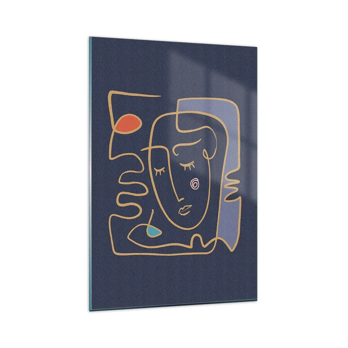 Quadro em vidro - Nos pensamentos - 80x120 cm