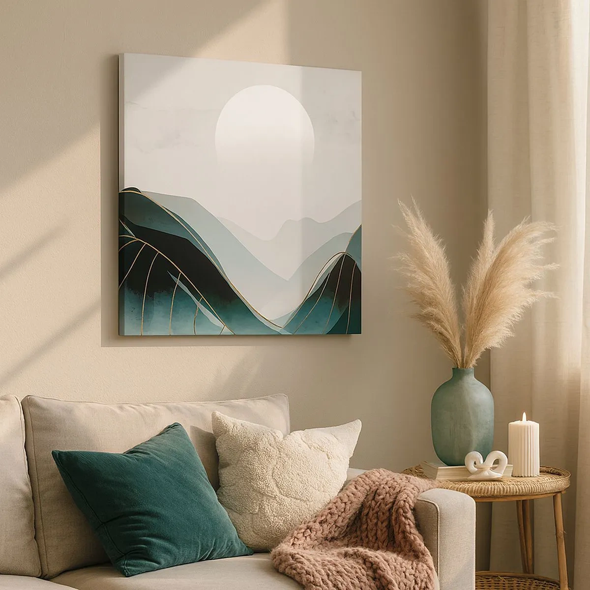 Quadro em tela - Em plena majestade - 30x30 cm