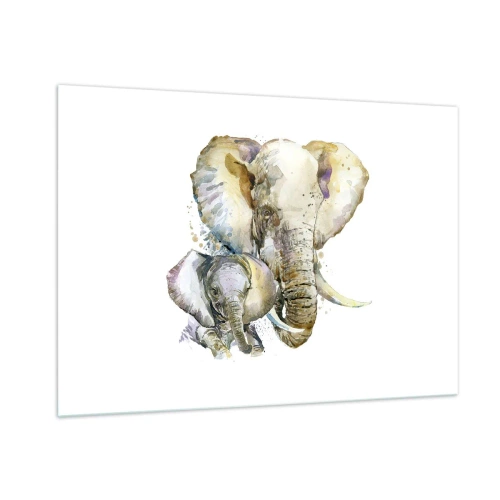 Quadro em vidro - Nada melhor do que amor de mãe - 100x70 cm
