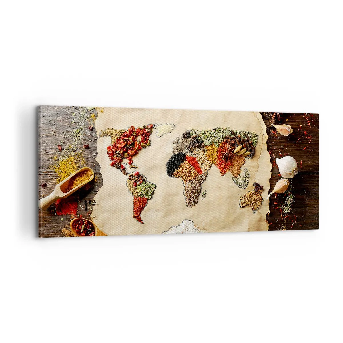 Quadro em tela - Todos os gostos do mundo - 100x40 cm