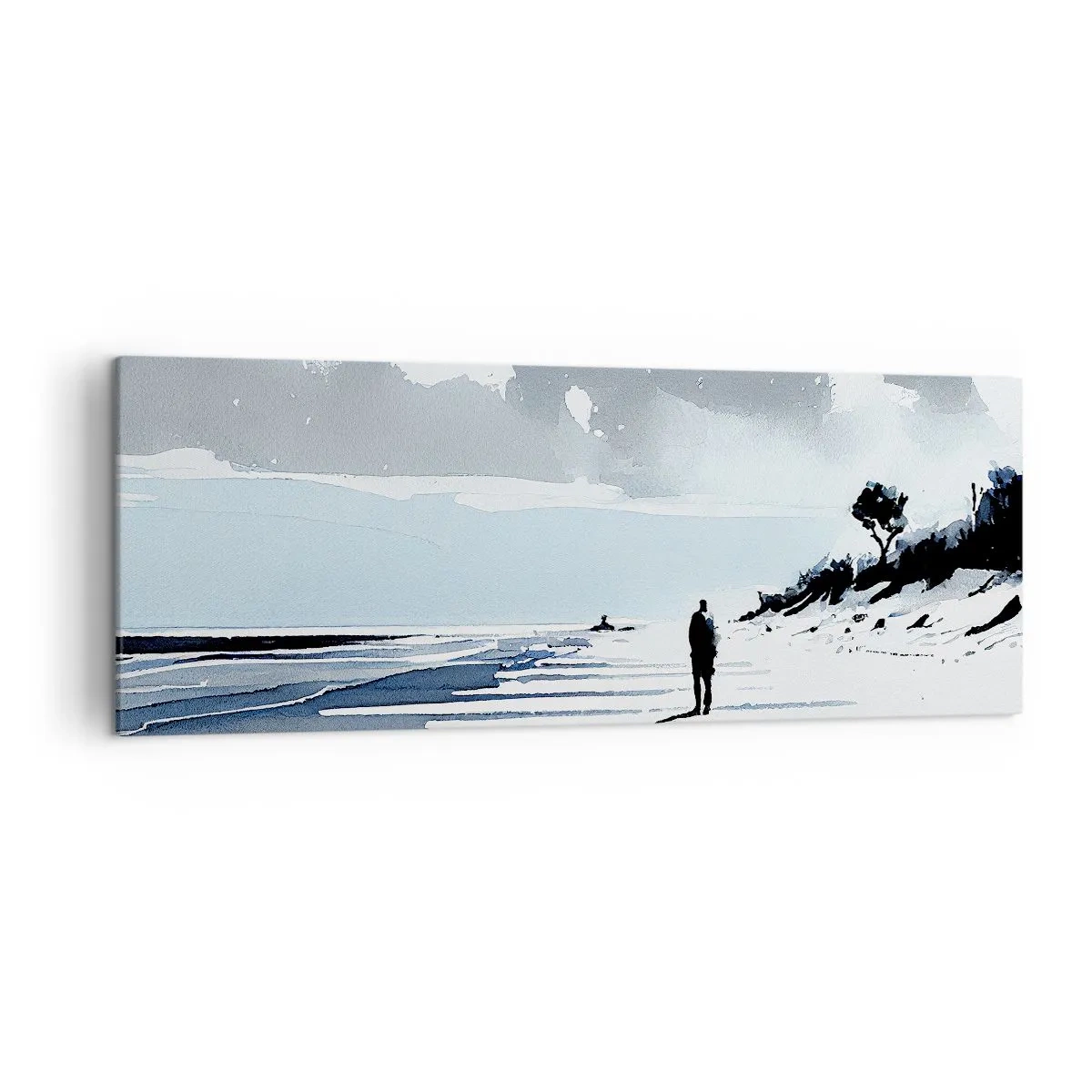 Quadro em tela - Sozinho - 140x50 cm