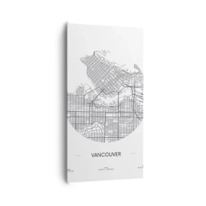 Quadro em tela - Anatomia de Vacouver - 65x120 cm