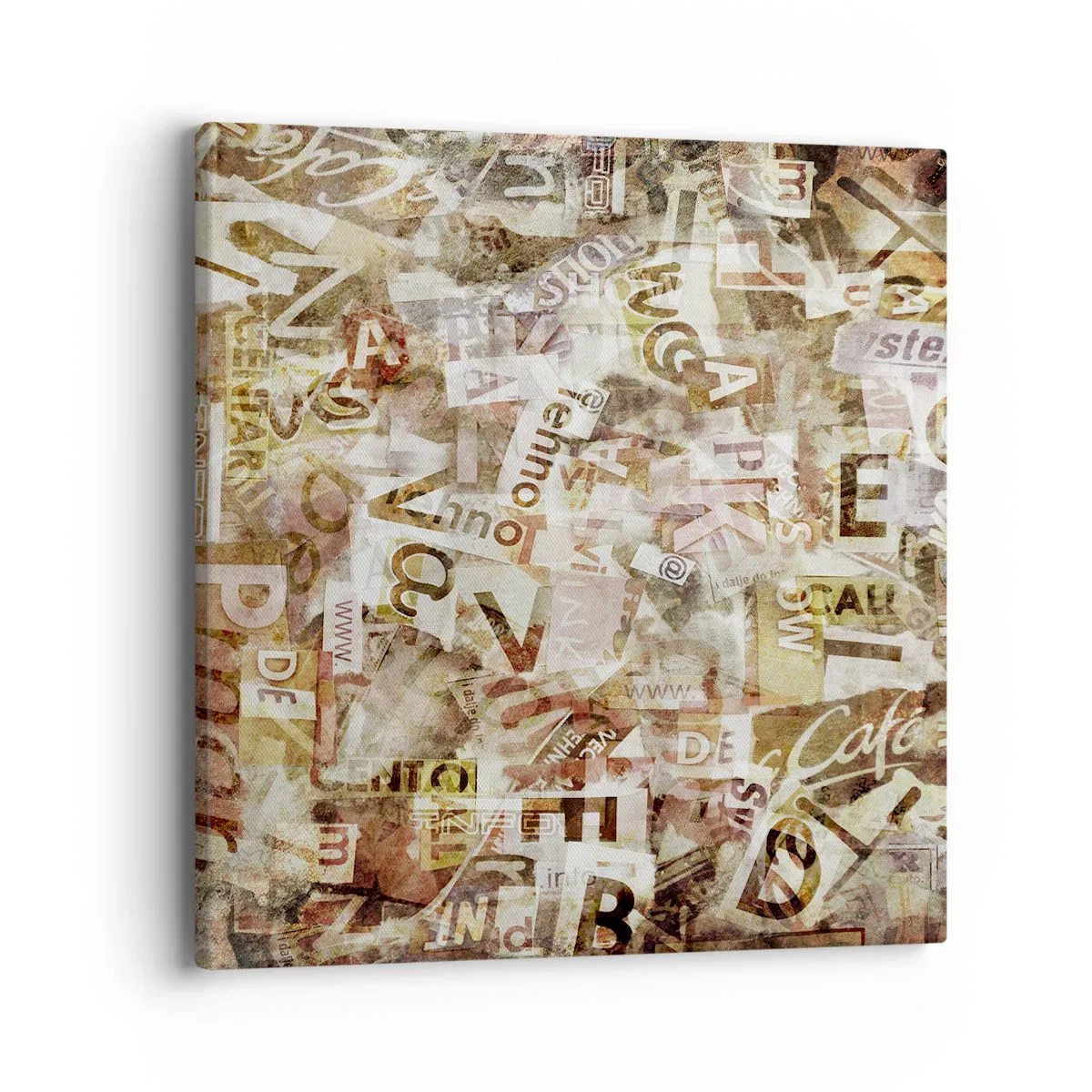 Quadro em tela - Unificando a conversa fiada - 40x40 cm