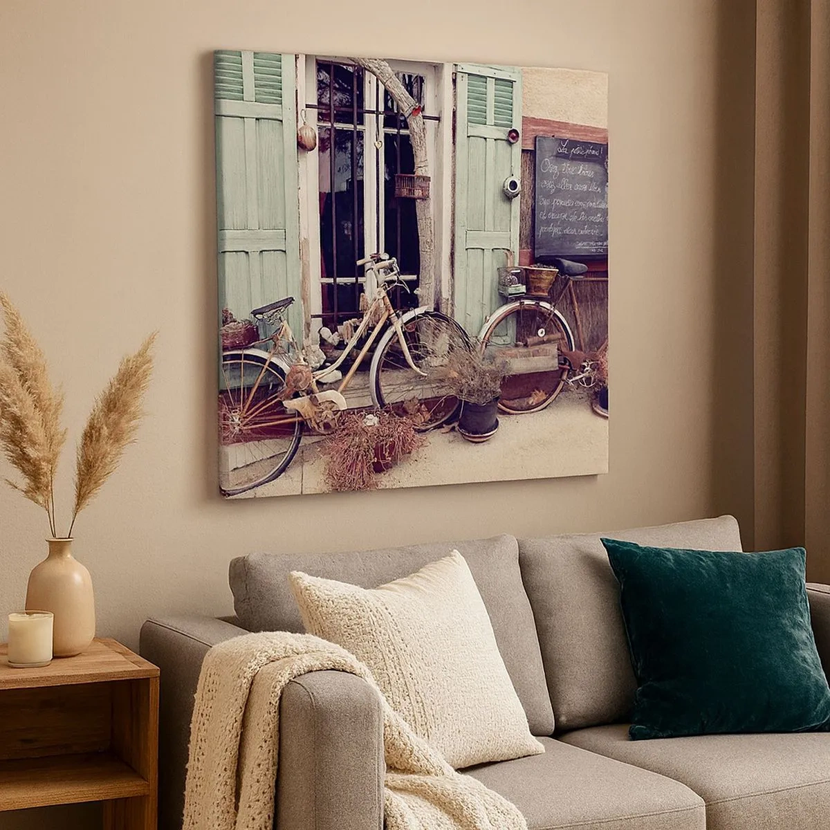 Quadro em tela - Viva a província - 30x30 cm