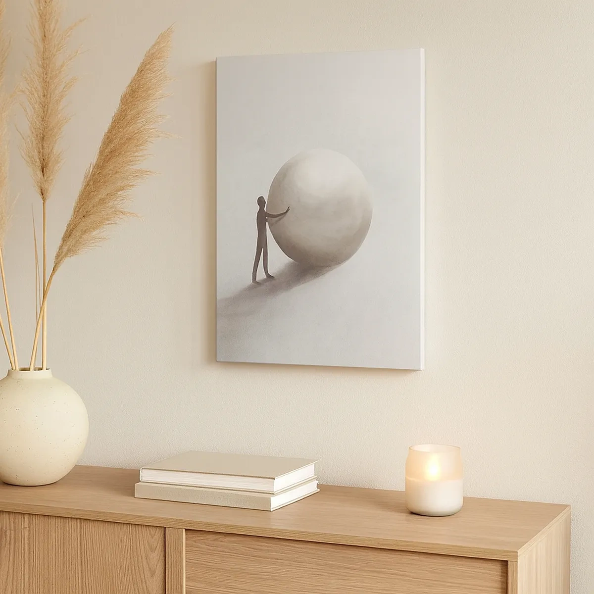 Quadro em tela - O Jogo da Vida - 50x70 cm