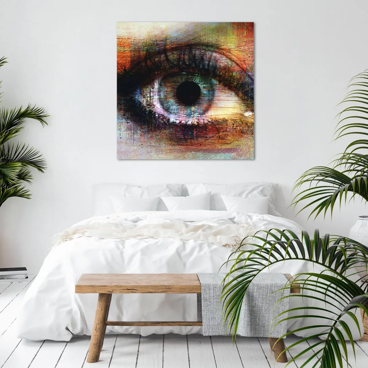 Quadro em tela - Pode olhar para a alma - 70x70 cm