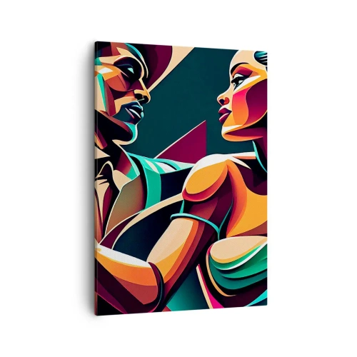 Quadro em tela - No ritmo do coração - 50x70 cm