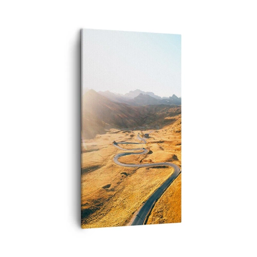 Quadro em tela - No Vale Dourado - 45x80 cm