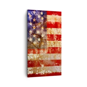 Quadro em tela - A glória não será esquecida - 45x80 cm